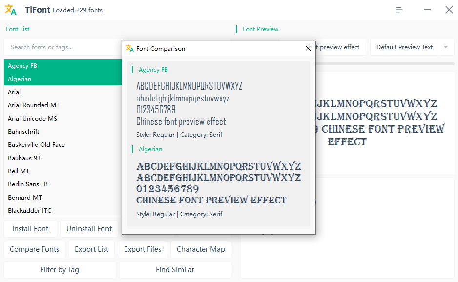 Screenshot 2 of TiFont